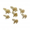 Фигурки Слоны 7 штук набор 8262А (36) (A, Белый золото)