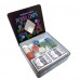 Набор для покера в железной коробке 100 фишек с номиналом, 2 колоды карт, 20*20,5*5,5см, К8095