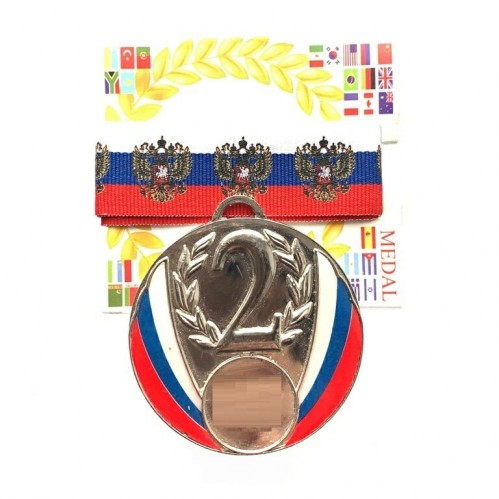 Медаль наградная с лентой 