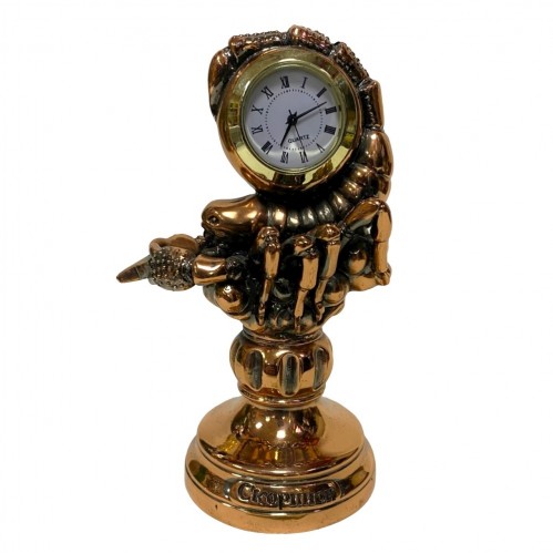 Статуэтка 1127 Часы-Знак зодиака  Скорпион  15 см