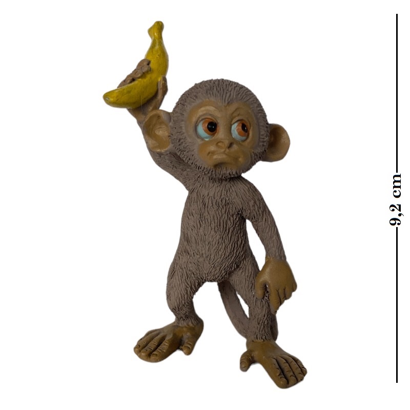 EVE50248  (1-96) Обезьянка с бананом 5.5*4*9см