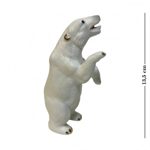 50317  (192) Фигурка Белый Медведь, фарфор, h=14см