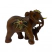 EPW31954  (1-8) Слон со слоненком 22*11*16см