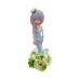Статуэтка Девушка цветок 15,5см H1615 (120)микс